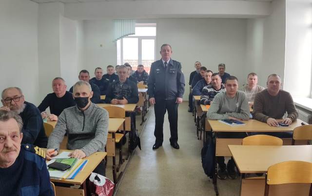 Встреча командного состава с начальником Красноярского территориального отдела госморречнадзора